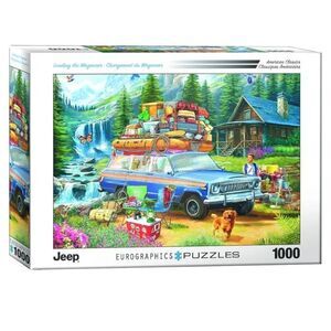 Eurographics Jeep Loading the Wagoneer by Bigelow Illustration American Classics